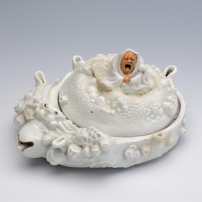 古平戸アワビ蓋物